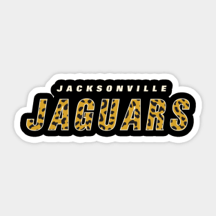 Jacksonville Jaguars 3 by Buck Tee Originals Sticker